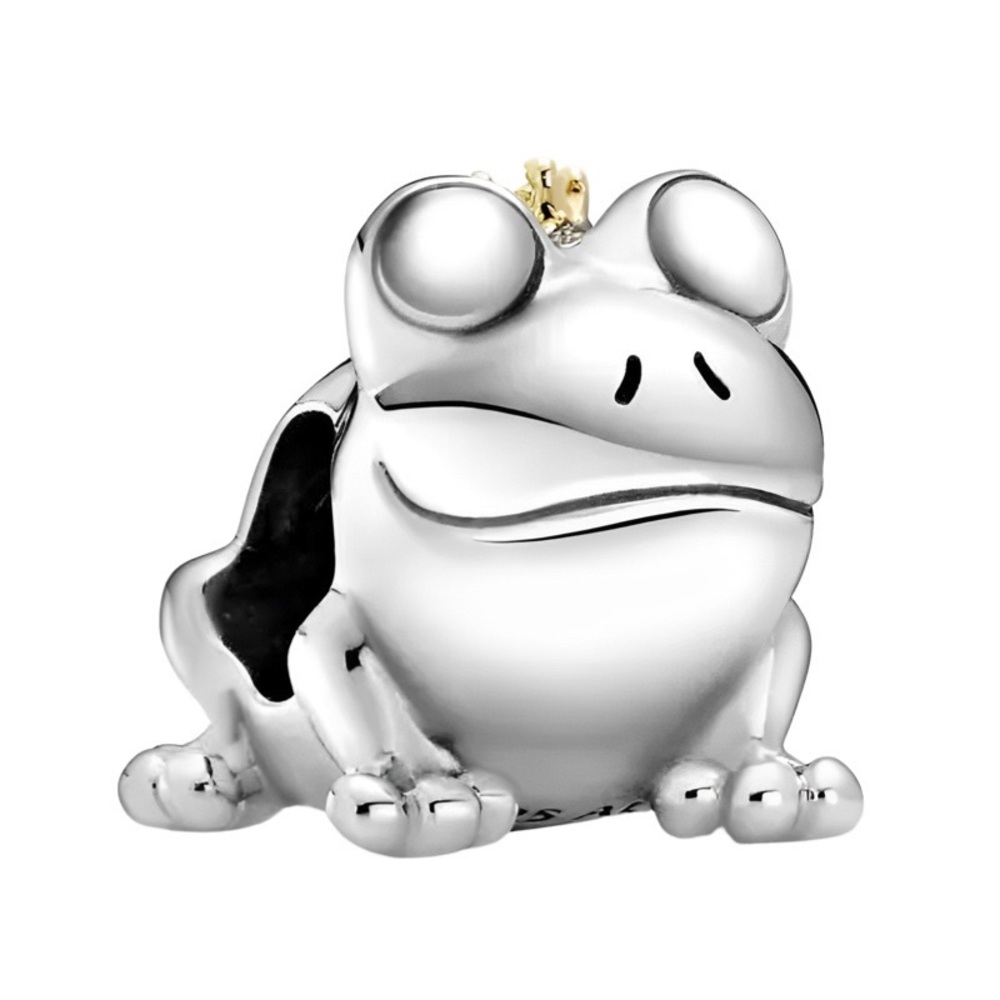Linx Two Toned Prince Frog Charm